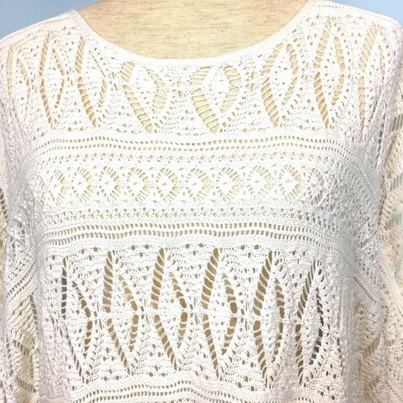 POLO RALPH LAUREN Crochet Knit Boho Cotton Top - Picture 5 of 15
